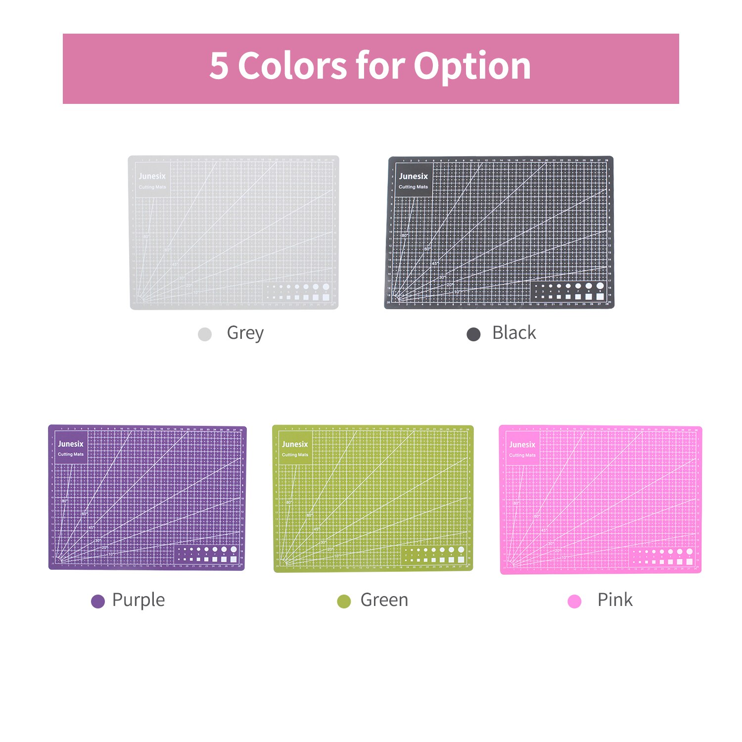 30*22cm Self Healing Cutting Mat Double-sided A4 Non-slip PVC Cutting Mat Board with Gri d Lines Angles for Scrapbooking