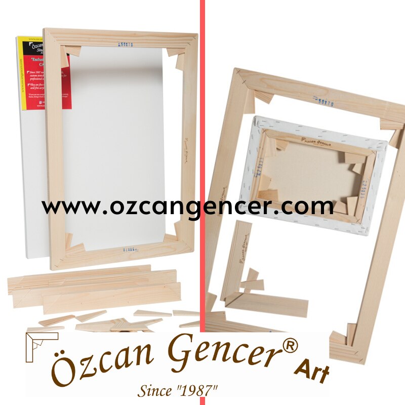 Meilleur cadre en bois de coton pour toile peinture à l'huile artiste panneaux de toile 5 temps apprêté peinture acrylique art artiste conseils Peinture toile blanc coton toile panneaux carré monté Art
