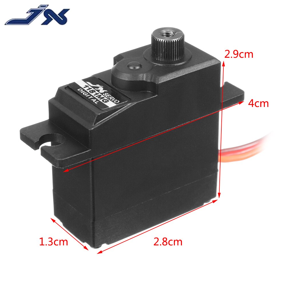 JX PDI-1181MG RC Servo - 18g, 3.5KG Metal Gear Digital Core Servo for RC Cars & Airplanes