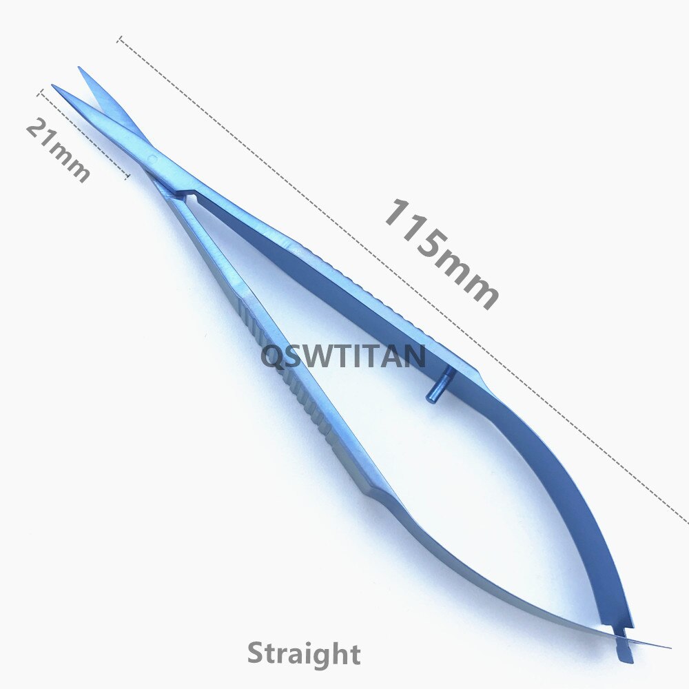 Titanium Ophthalmic Westcott Tenotomy Scissor Ophthalmic Microsurgery Instrument Tissue Scissors 1pcs: 1pc 115mm straight