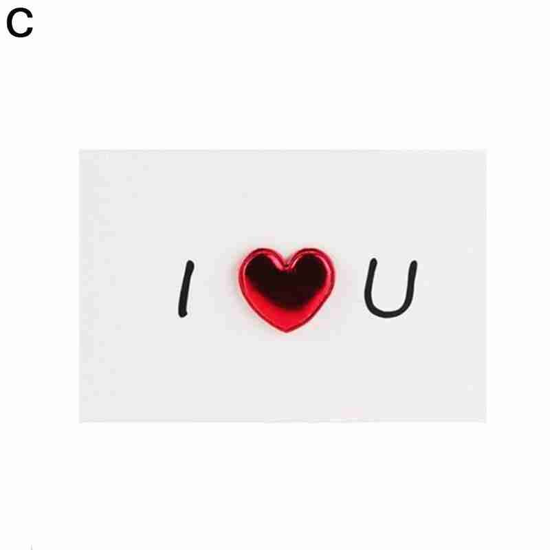 Cartes saint valentin amour carte postale Invitation de mariage cartes de voeux anniversaire pour elle saint valentin carte: C