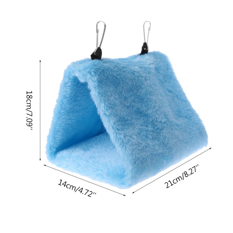 OOTDTY Zachte Pluche Vogel Papegaai Hangmat Warme Opknoping Bed Voor Pet Cave Kooi Hut Tent Speelgoed Huis