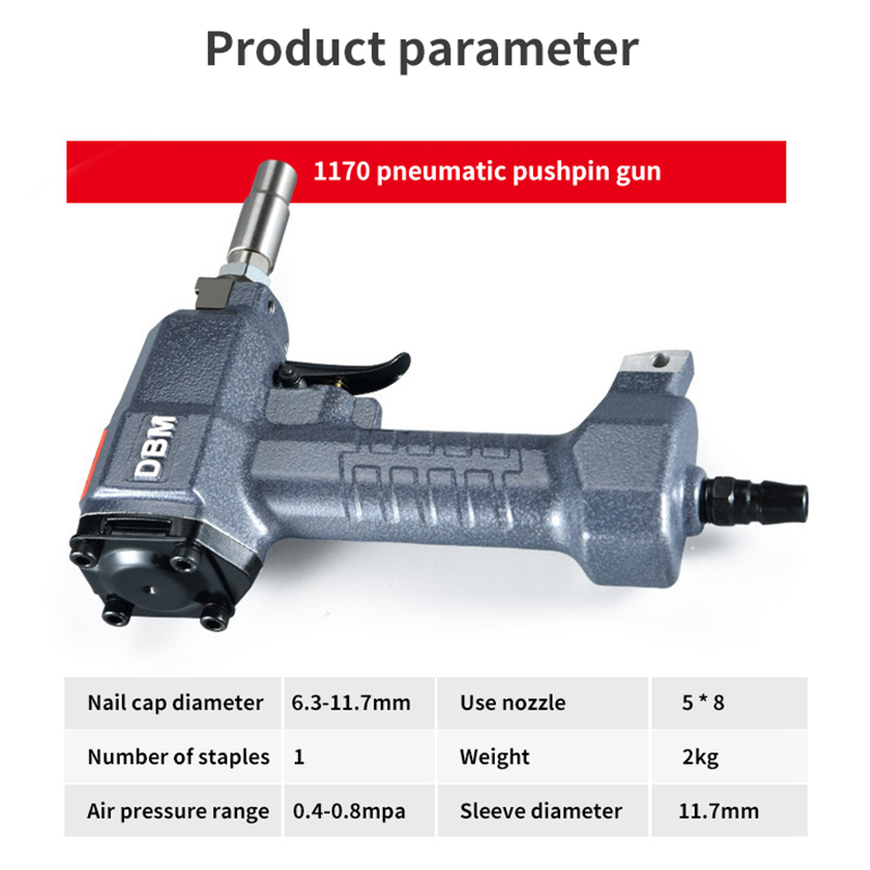 Stapler Pneumatic Trim Finish Pin Gun Nailer Woodworking Leather Shoes Picture Frames Air Fine Stapler Tool Furniture 1170