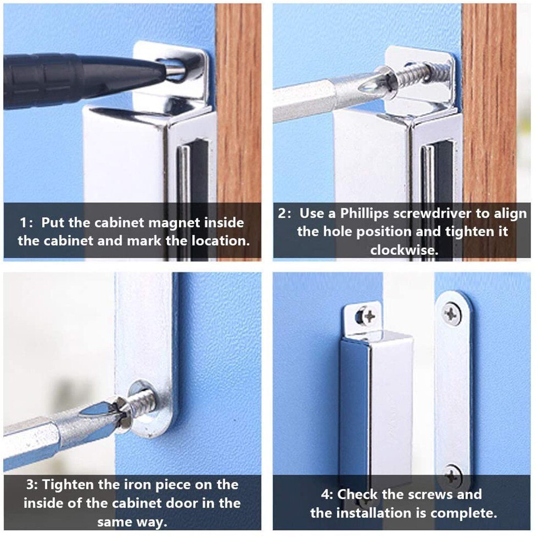 Plastic Door Catch Latch Stainless Steel Cabinet Catch Catch Door Latch