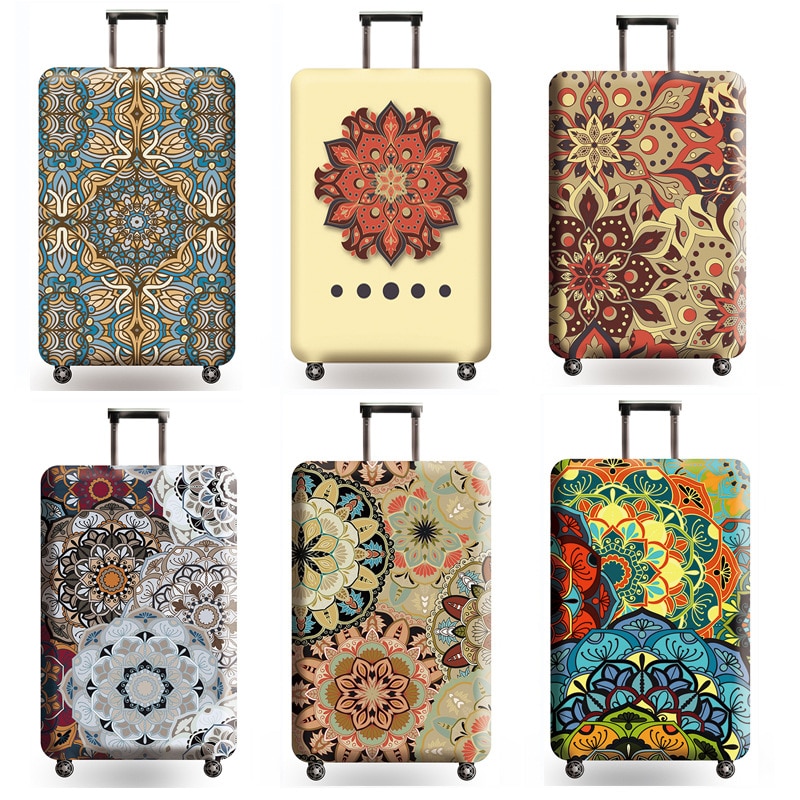 Classical pattern luggage protector suitcase elastic protective covers traveling accessories Trolley case Dust for 18-32 inch