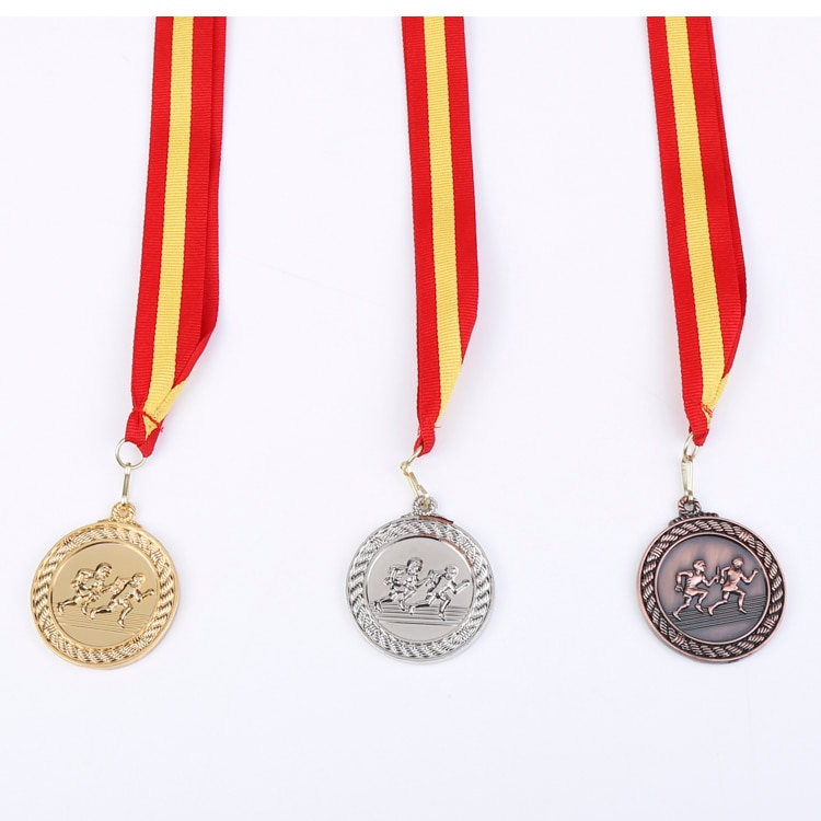 Relay Run medal School Medal Gold Silver Bronze Motion, Honor Communication Ability/self-confidence Developing 5.0 cm