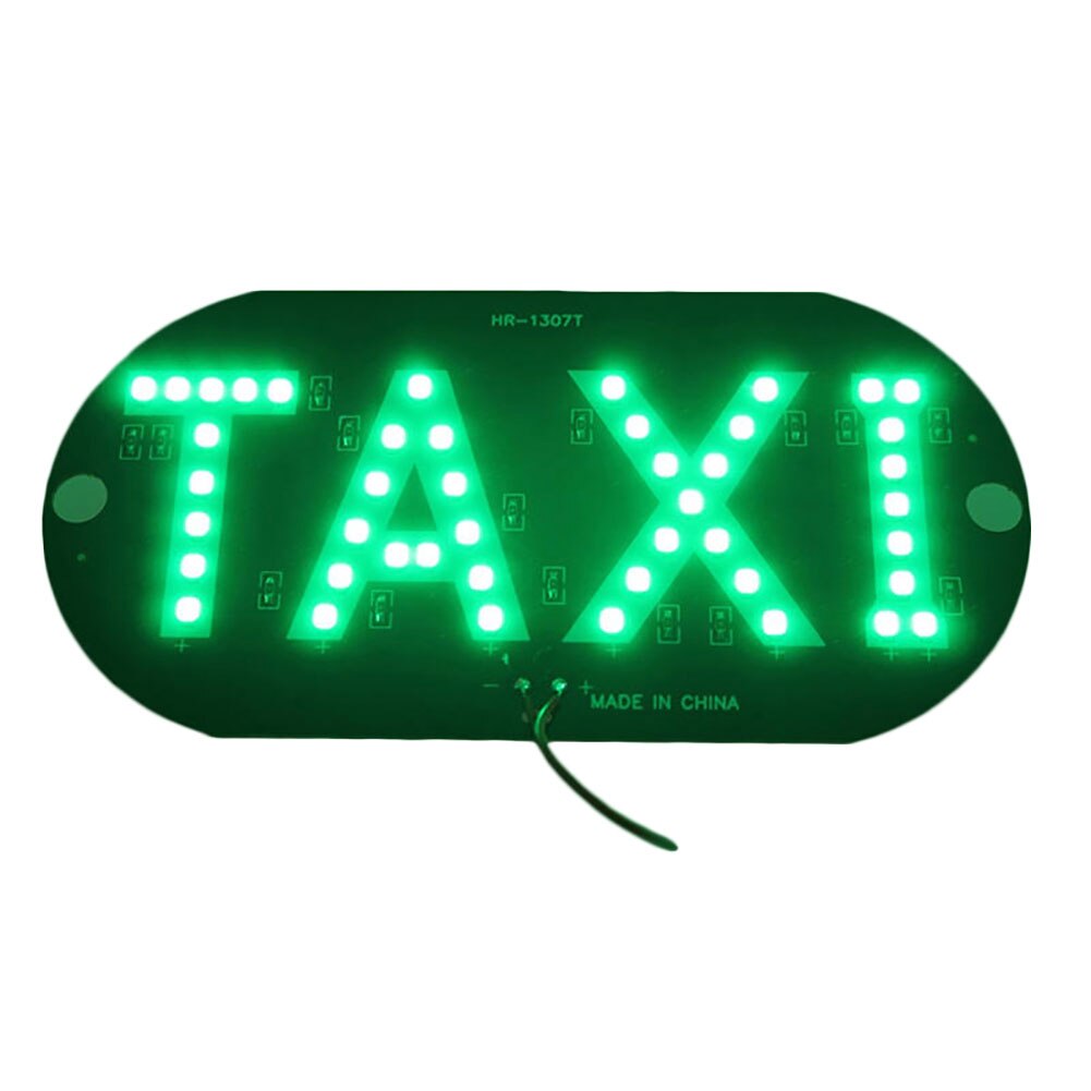 1Pcs Led Taxi Display Signaal Indicator 12V Led Taxi Top Teken Voorruit Lamp Voor Kia/Lada/Hyundai/Renault/Ford/Vw: green