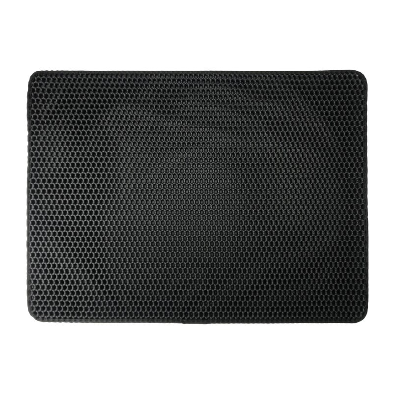 Cat Litter Trapping Mat Double Layer Honeycomb Foldable Tray Trap Pad AU EVA Double Pet Mat / House Mat: 40 50cm