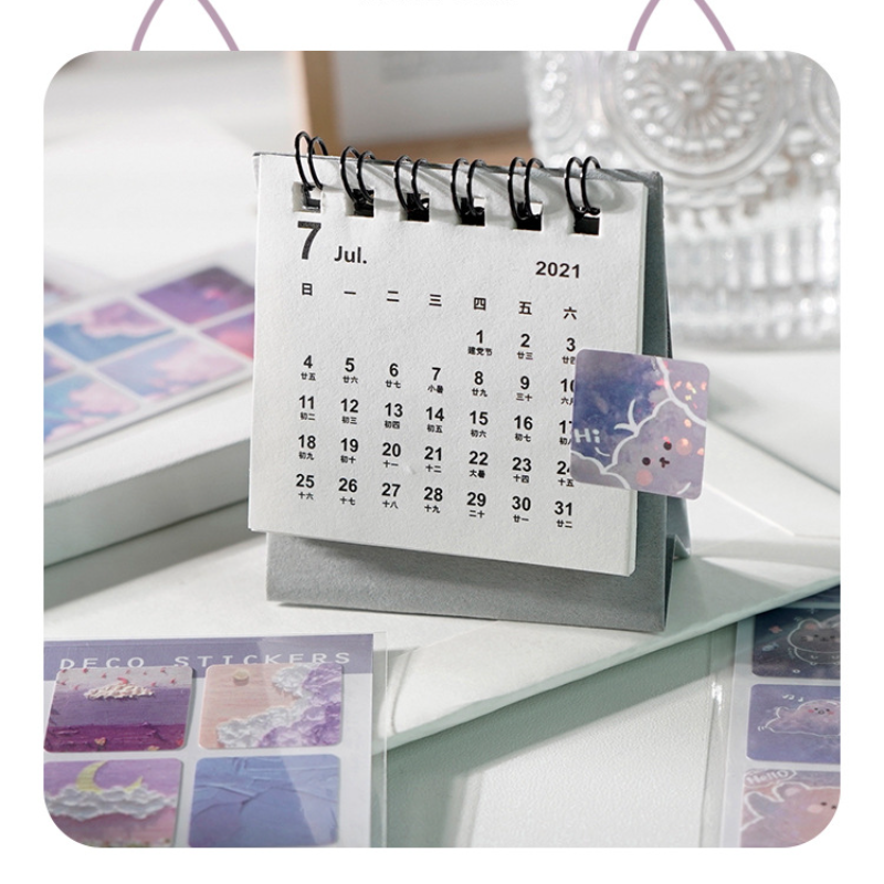 Stickers Bullet Journal Stationery Aesthetic Stickers Glitter Cloud Sakura Scrapbooking DIY Craft Shiny Stickers For Phone