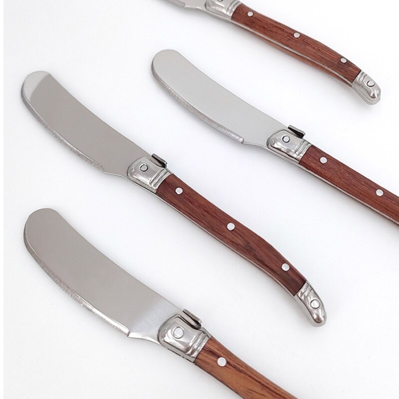 Houten Handvat Verspreiden Messen Unieke Met Houten Handvat Duurzaam Keuken Tool Ergonomisch Handvat Comfortabele Hand Feeli