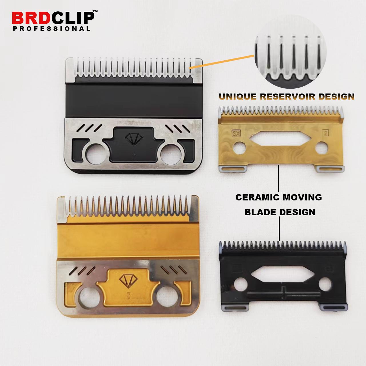 BRDCLIP Blade Original Replaceable Cutter Head for 2020C Madeshow M10 M5 Hair Clipper Titanium Plated Ceramics Blade