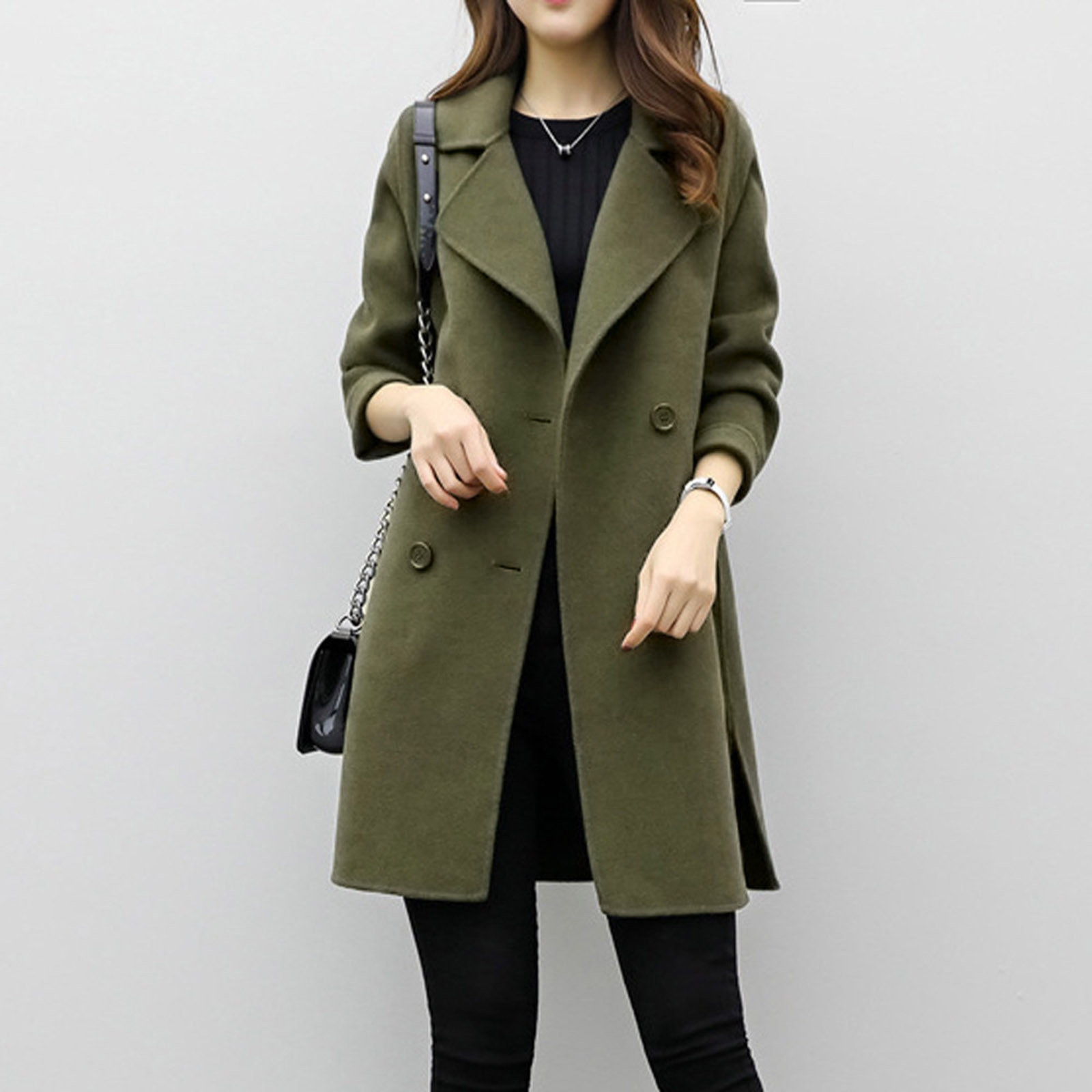 Veste Femme Jaqueta Feminina femmes automne hiver Veste Veste décontractée Parka Cardigan mince manteau pardessus Chaquetas Mujer