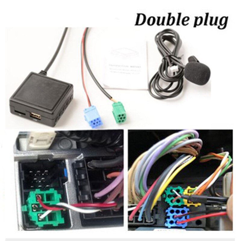 1 set Bluetooth Audio Radio Adapter Cable Handsfree 55*55*20mm