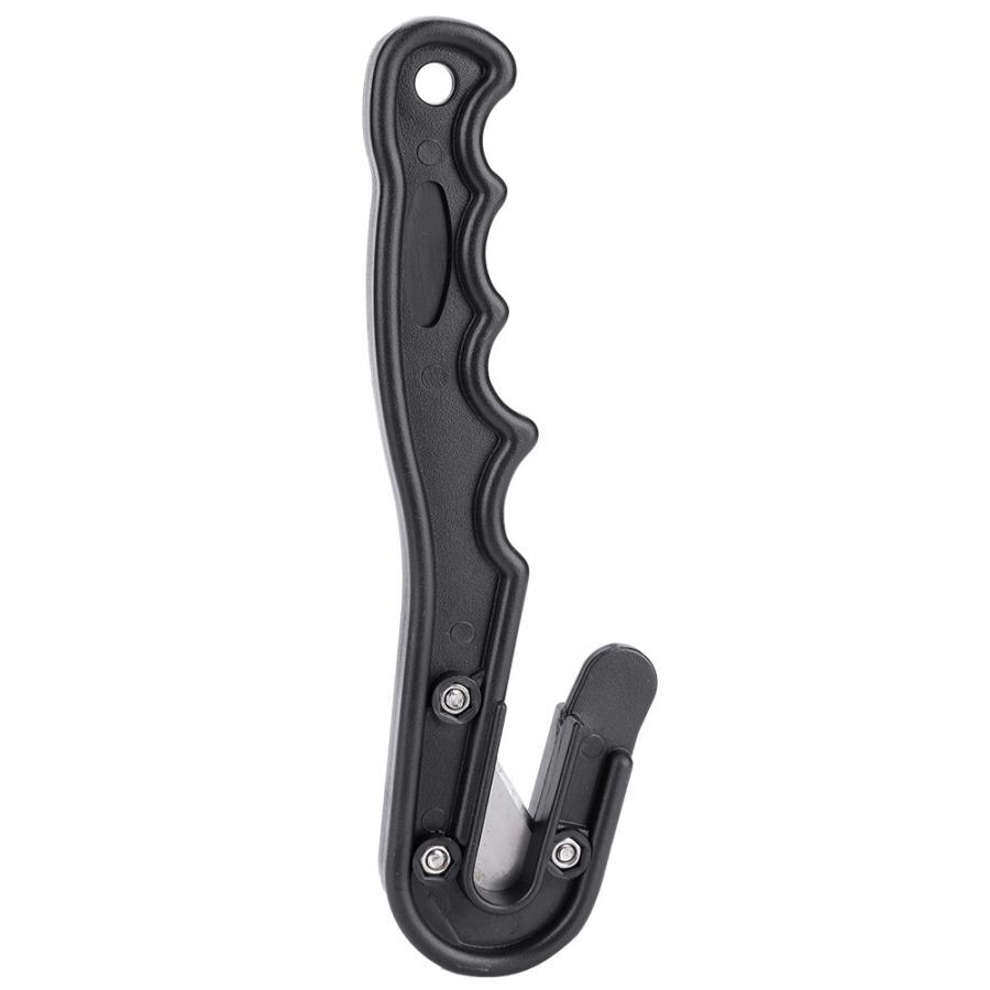 KEEPDIVING Diving Line Cutter Fishing Line Cable Rescue Cutter Scuba Dive Knife with 2 Blade Safe Diving Accessories