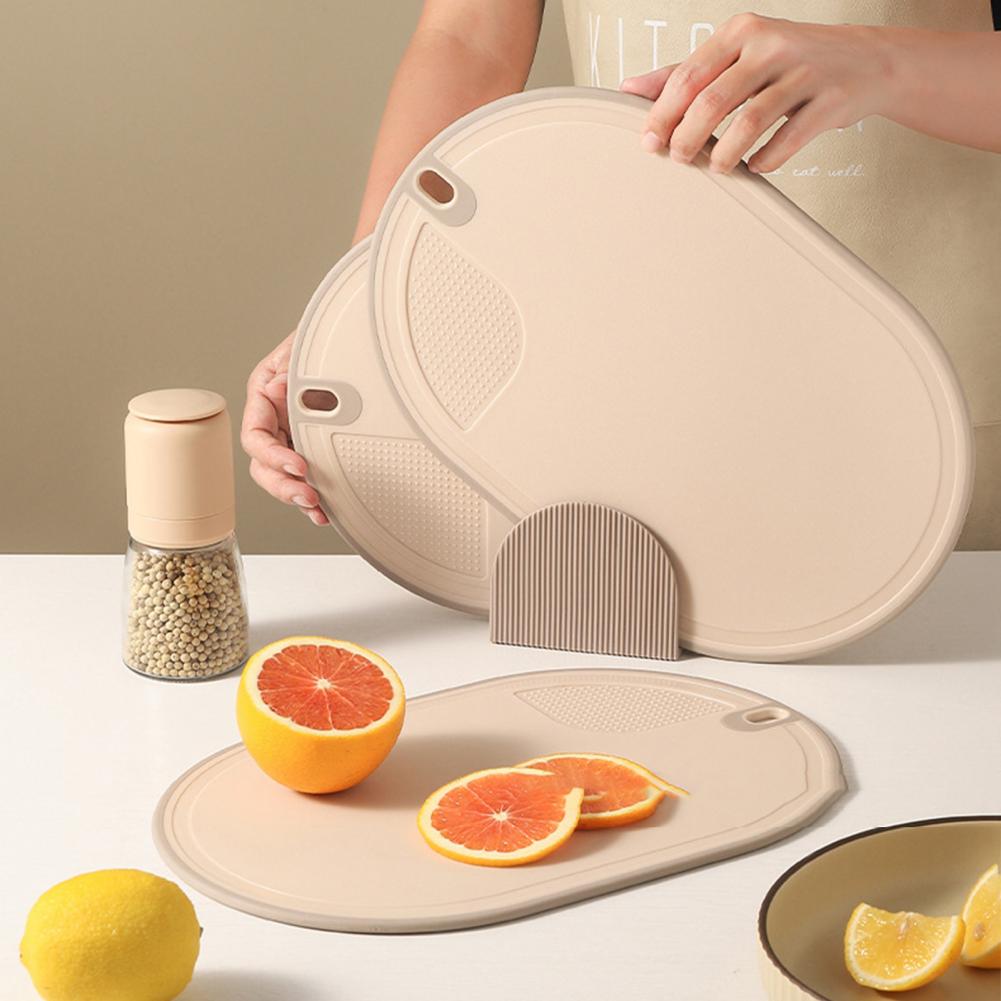 Chopping Board Attractive Heightened Edge Anti-slip Cutting Board Plastic Cutting Board