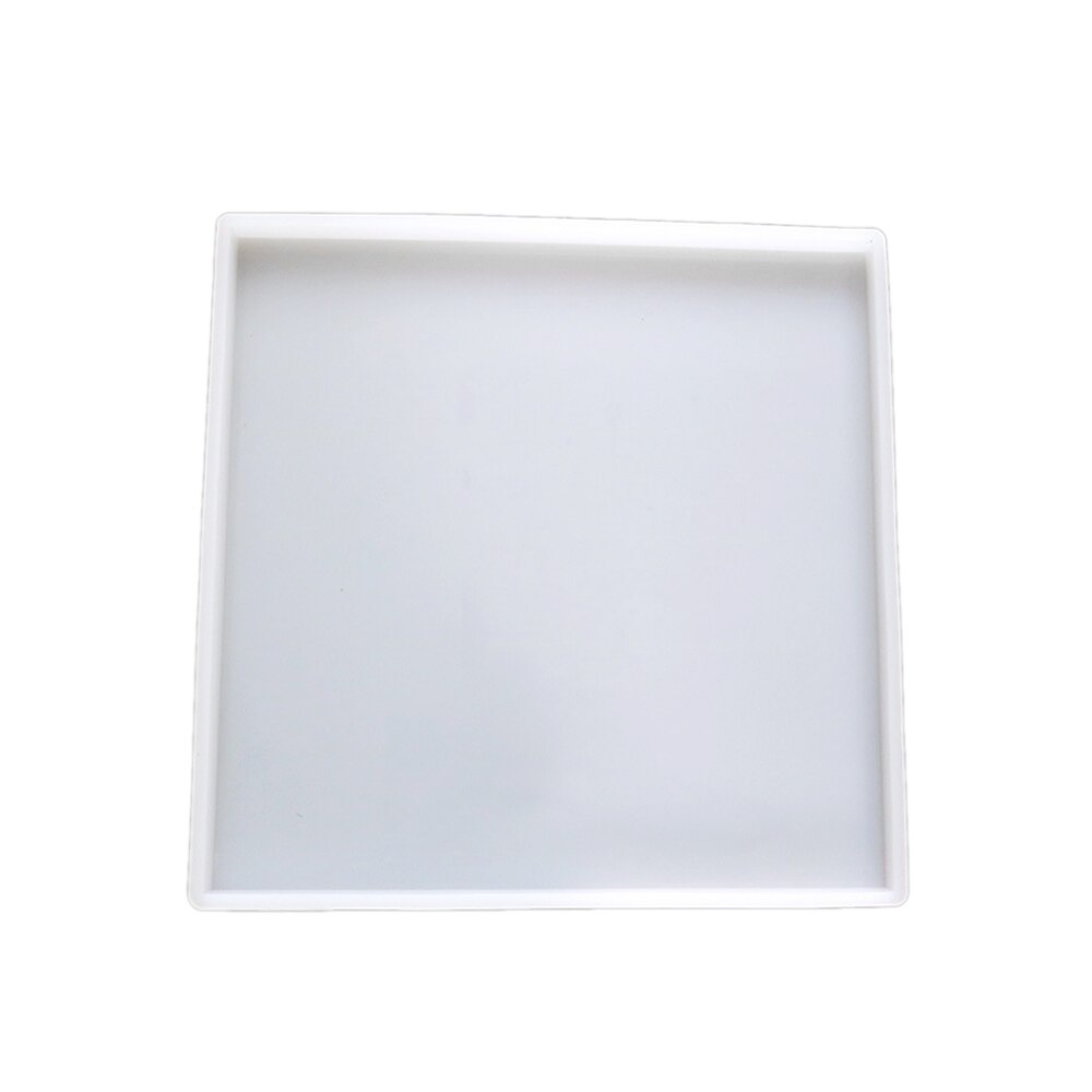 Diy cola epóxi de cristal molde de silicone resina molde mesa fender grande quadrado retangular suprimentos artesanais 25*25/25*15/30*20: 25x25cm