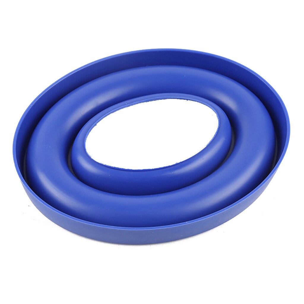 Rubber Spoel Houder Draagbare Spoel Houder Naaien Gereedschap Plastic Spoel Opbergdoos Rubber Ring Naalden Saver Handwerk: Blauw