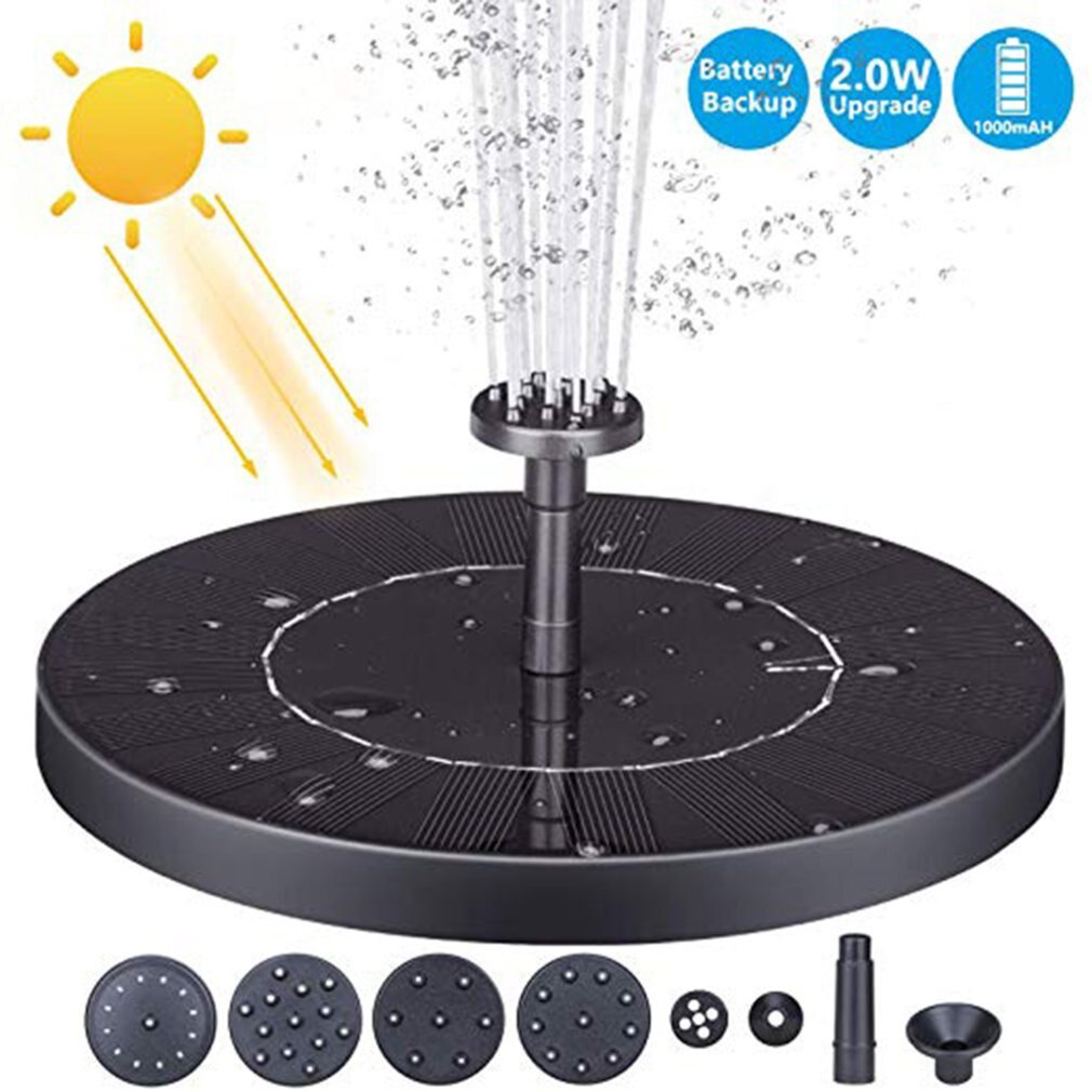 Solar water pump for floating outdoor pool running water floating fountain Garden Fountain Pool Watering Pond Solar Pump