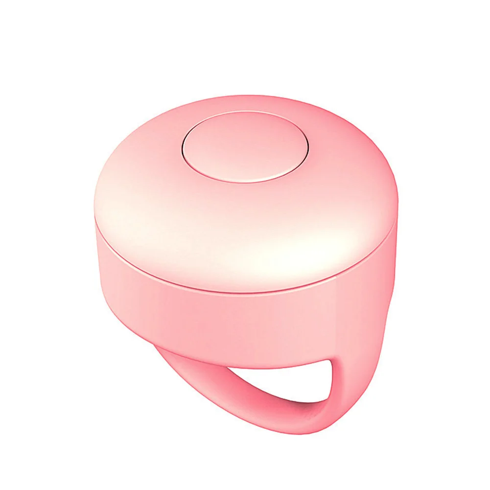 Anillo de Control remoto para teléfono móvil, compatible con Bluetooth, navegación automática de página, controlador de vídeo para teléfono Liker: Rosa