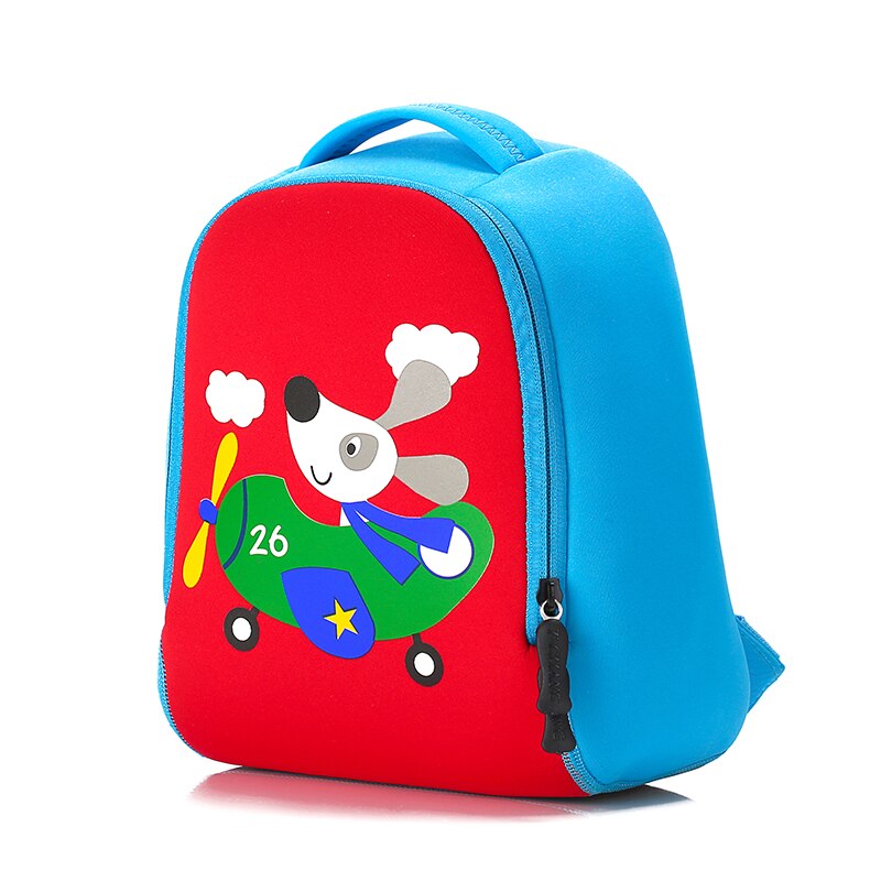 OKKID Baby mädchen Kindergarten Rucksack nette rosa kaninchen Rucksack freundlicher schule taschen für mädchen Baby junge kleine schule Rucksack: rot Welpe