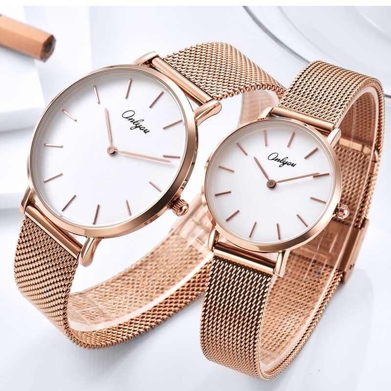 Onlyou horloges paar herenhorloges paar horloges paar mannen en vrouwen horloges voor mannen en vrouwen