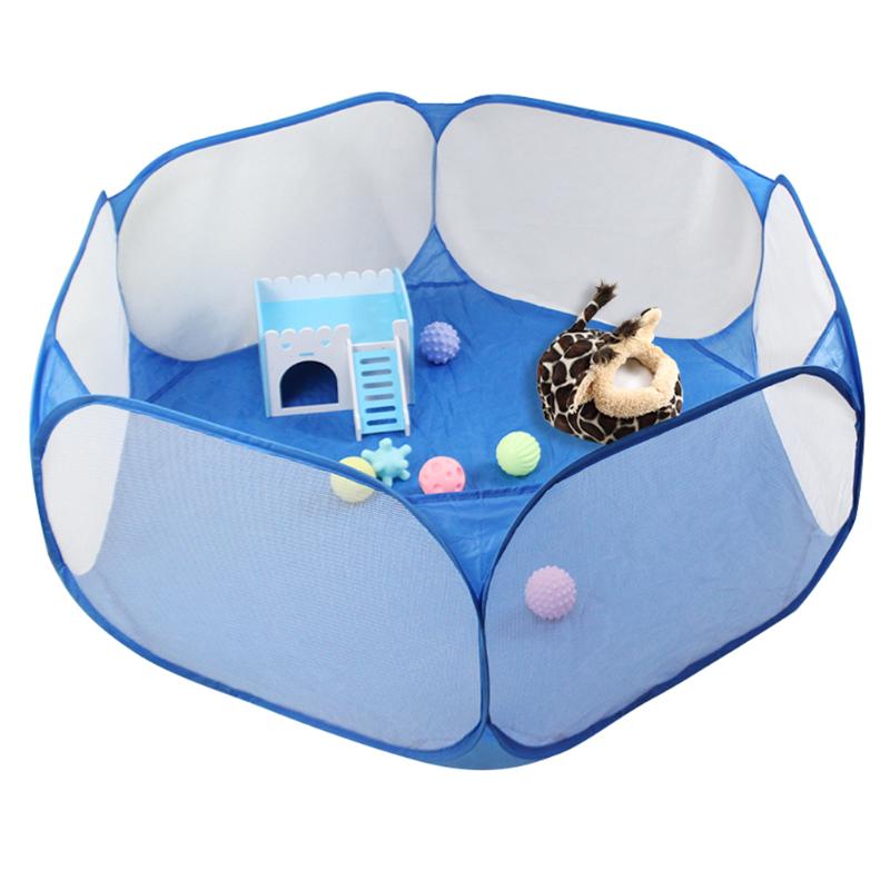 Parque para Mascotas Pop abierto interior al aire libre jaula de animales pequeños juego valla para hámster o niños jugar tienda de campaña piscina Casa de juego