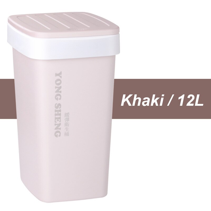 Untior 9l/12l plastik skraldespand automatisk skift affaldspose affaldsspand skraldespand til køkken badeværelse kontor skraldespand: K -12l