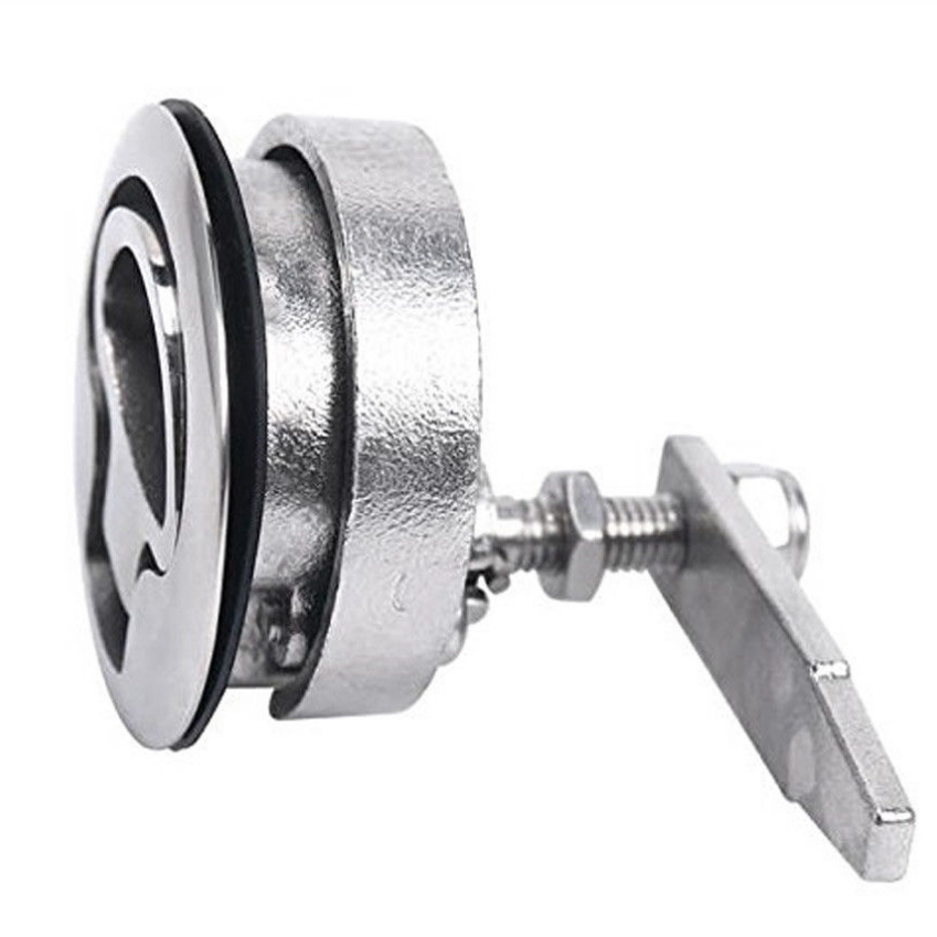 Boat accessories marine Latch Turning Lift Handle Stainless Steel Flush NON Locking