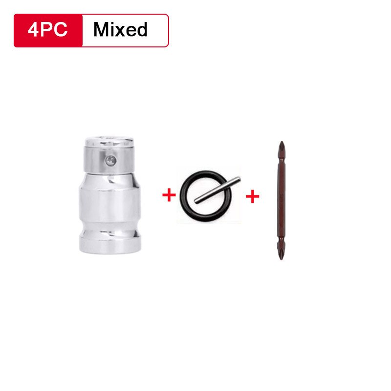 1/2" Square To 1/4" Hex Ratchet Socket Set Universal Wrench Socket Adapter Spanner Set Drive Converter Impact Hand Tool Kit: 08