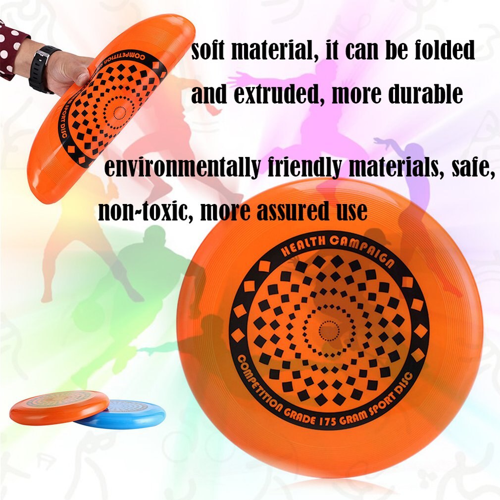 Lightweight Portable Size 27cm Ultimate Flying Disc Children Adult Outdoor Playing Flying Saucer Game Toys