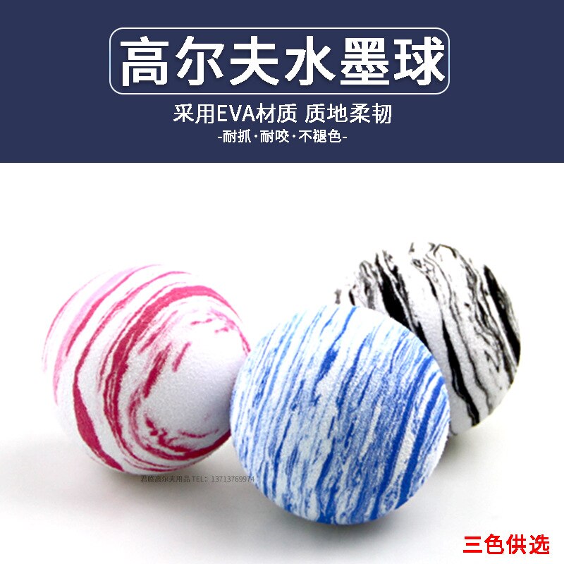 Golf Inkt Bal Indoor Oefenen Bal Eva Zachte Bal Foam Bal Multi-Gekleurde Ballen Speelgoed Huisdier Bal entertainment