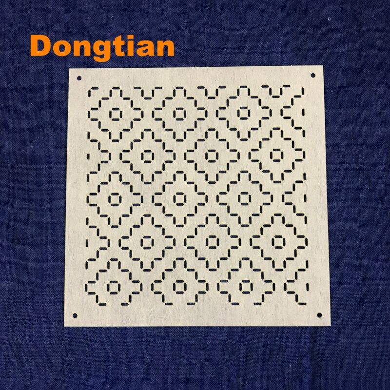 Klasyczne szablony Sashiko miękki szablon kwiat ścieg diamentowy szablon robić rysowania kwiat akcesoria Sashiko