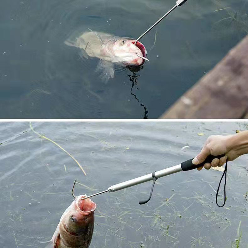 Stainless Steel Hook Retractable Hook Fish Anchor Fish Hook Fishing Hook Fish Control Ice Fishing Planer Hook Fishing Gear small