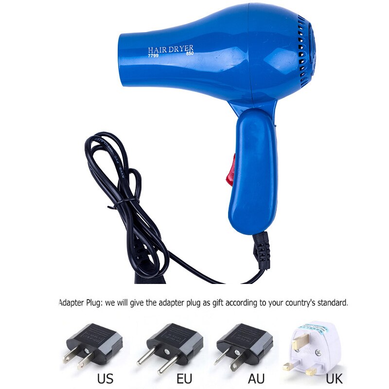 Föhn Inklapbare Handgreep 850W Reizen Gebruik Thuis Of Studentenflat Haar Blazen Mini Kleine Size SU346