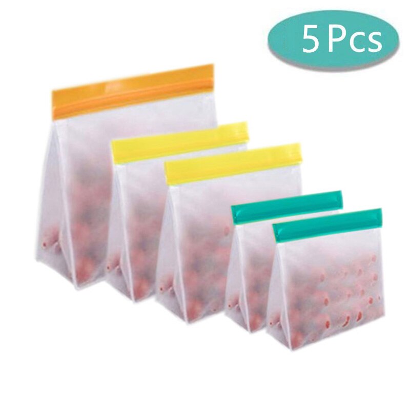 Wielokrotnego użytku worki robić zamrażarki na obiad podstawka w górę przechowywanie żywności torby Organizer robić kuchni szczelne torby robić przechowywania świeżego schowek silikonowy