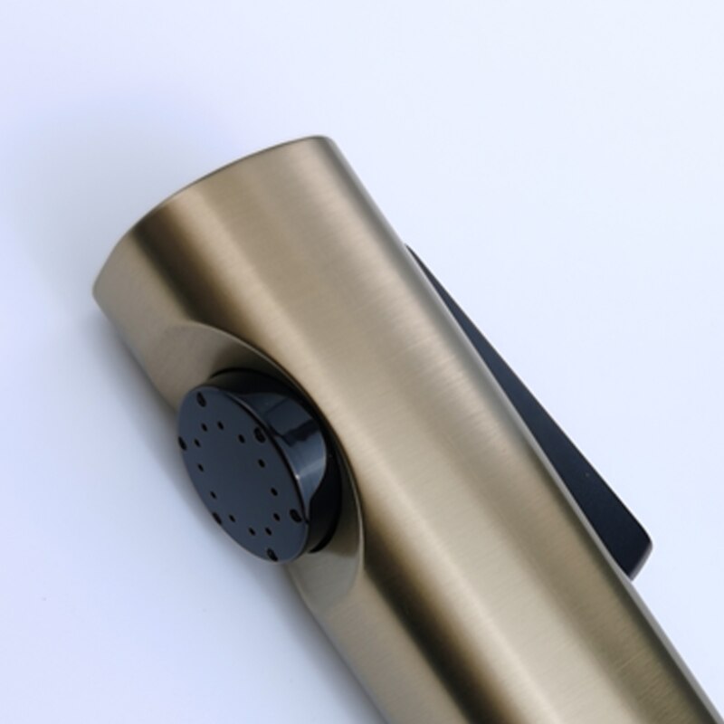 Bidet Sprayer ABS Matt Black Gold Grey Sprayer Toilet Fittings High Pressure Cleaning Shattaff Chrome