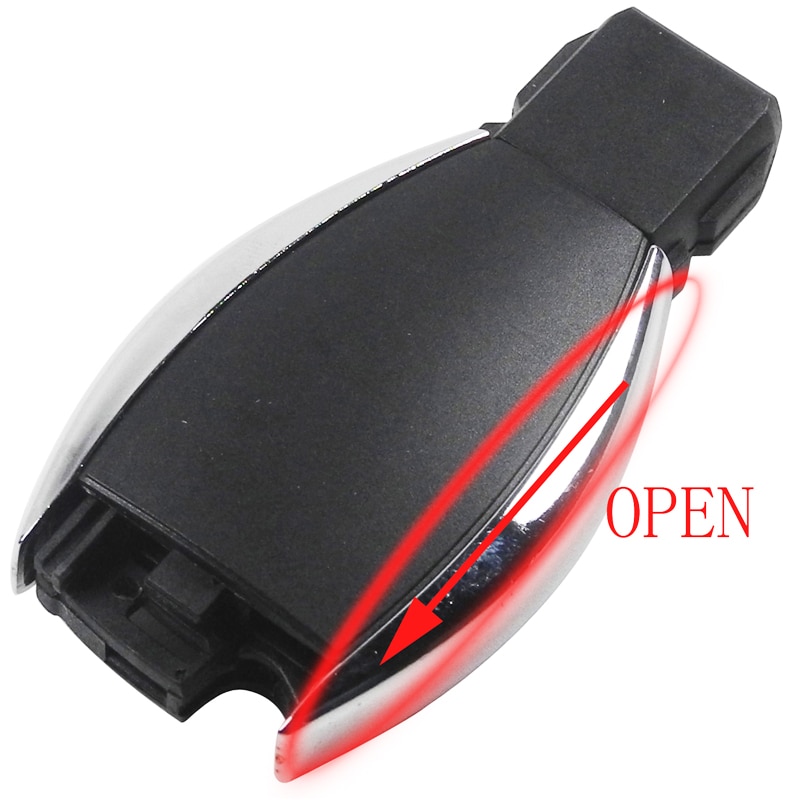 Jingyuqin inteligente remoto chave escudo fob para mercedes benz ano 2000 + suporta original nec e bga 2/3/4 botões caso chave substituir
