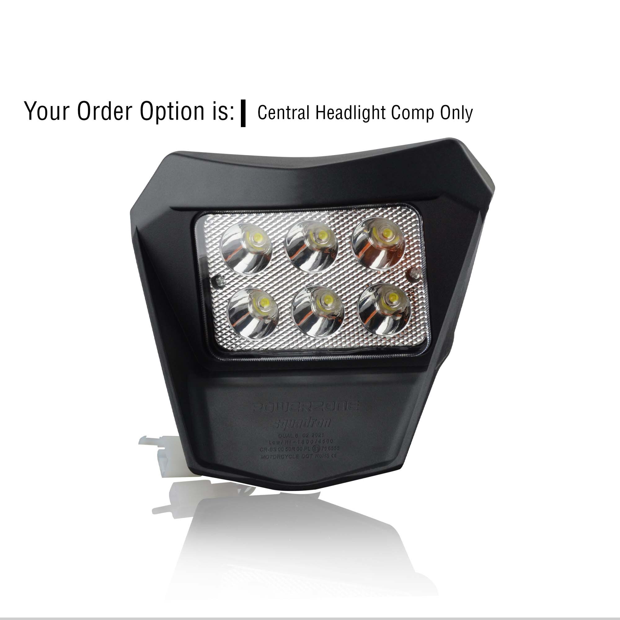 Motorrad LED Scheinwerfer Vorne Lampe Maske Beleuchtung Scheinwerfer Für KTM SXF EXC XCF XCW SMR 125 250 350 450 500 530 sechs Schild MX Enduro: Dual