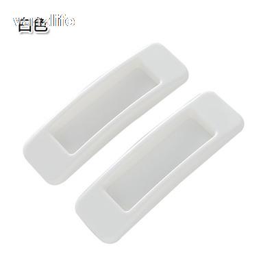 Vanzlife Plakken multifunctionele handvat Thuis rechthoekige handvat Glazen deur en raam schuifdeur push-pull extra deur handvat: WHITE