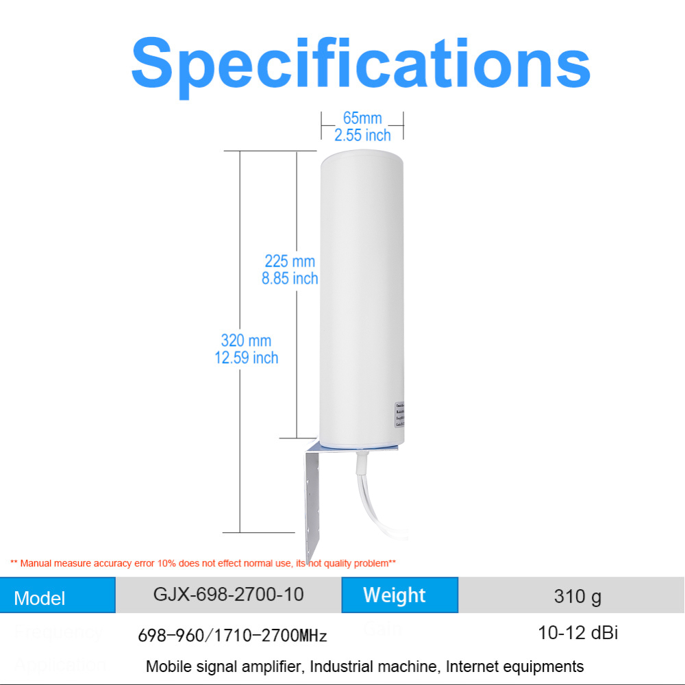 4g lte antenne 3g 4g ekstern antenne sma-m udendørs antenne med 5m dual skyder crc 9 ts9 sma stik til 3g 4g router modem