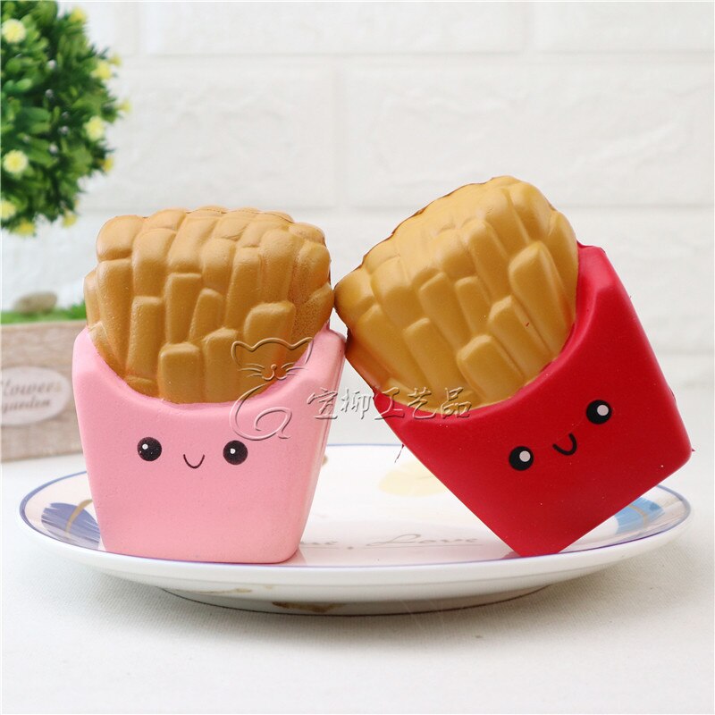 Squishy Chips Simulatie Leuke Squishy Langzaam Stijgende Zachte Squeeze Decompressie Speelgoed