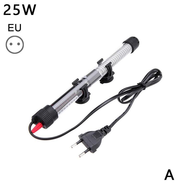 110v-220v yuge ajustável temperatura termostato aquecedor haste 25w/50w/100w/200w/300w submersível aquário tanque de peixes água calor: A