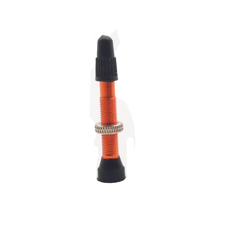 1 PCS Bicycle Tubeless Valve for Road Bike MTB Tubeless Ready Tire Tyre Valve Presta 50mm / 60mm: orange 50mm