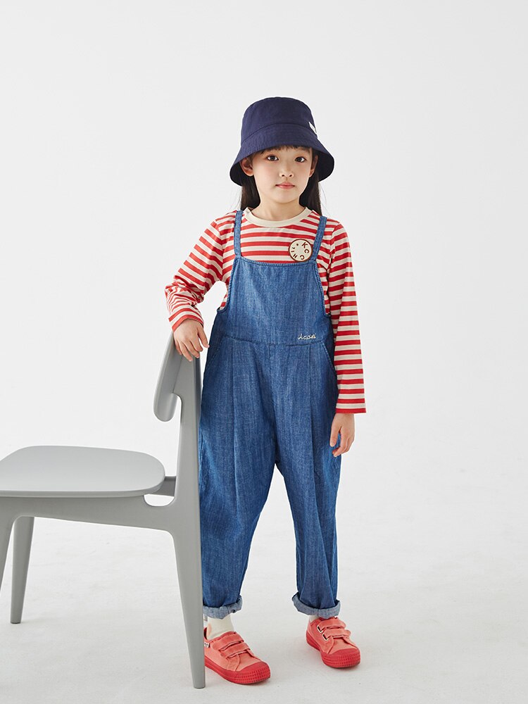 Kc. Kind Kids Overall Jongens Meisjes Demin Broek Zachte Demin Voor Lente Cool Kids Peuters Kleding Age2-12Y