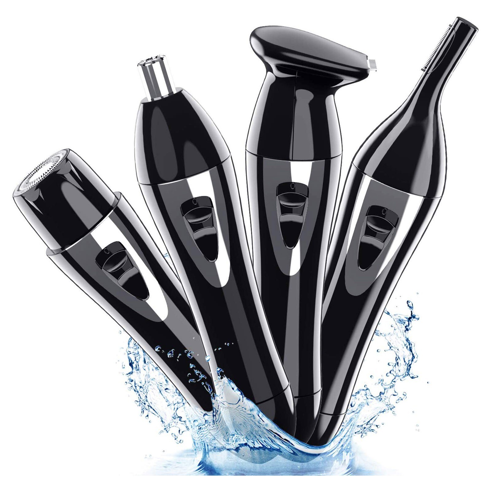 4 in 1 Electric Nose hair trimmer Mini Portable Ear Nose Hair Shaver Waterproof Safe Cleaner Tool Razor Men