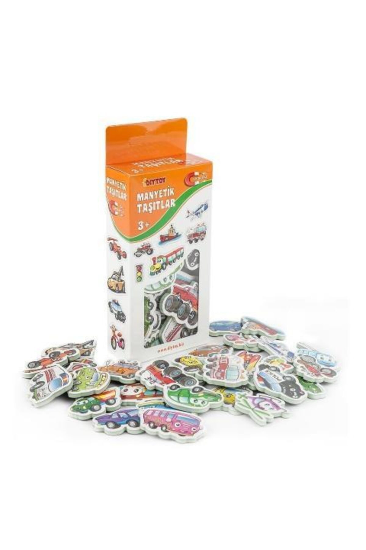 Educational Magnet Set, Diy Toy, Magnetic Set of 3, Animals, Fruits, Vehicles,