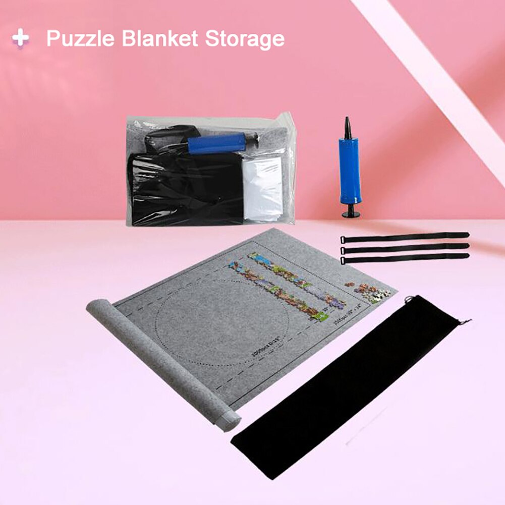 Puzzles feutre tapis grand pour 1500 pièces Puzzle tapis de jeu accessoires de Puzzle intérieur divertissements ensemble enfants bébé Puzzle tapis de rangement