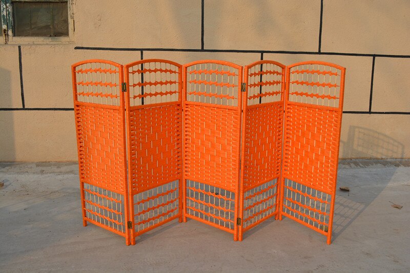 4 Panel Room Divider Screens Office Decorative Portable Partition Folding Screen Room Divider for Kids / Pet Barrier 50x30 cm: Black