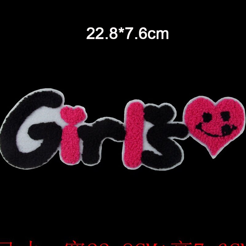 Letters Woorden Liefde Droom Naaien Op Patch Kleding Patch Voor Kleding Meisjes Jongens Geborduurde Patch: girls
