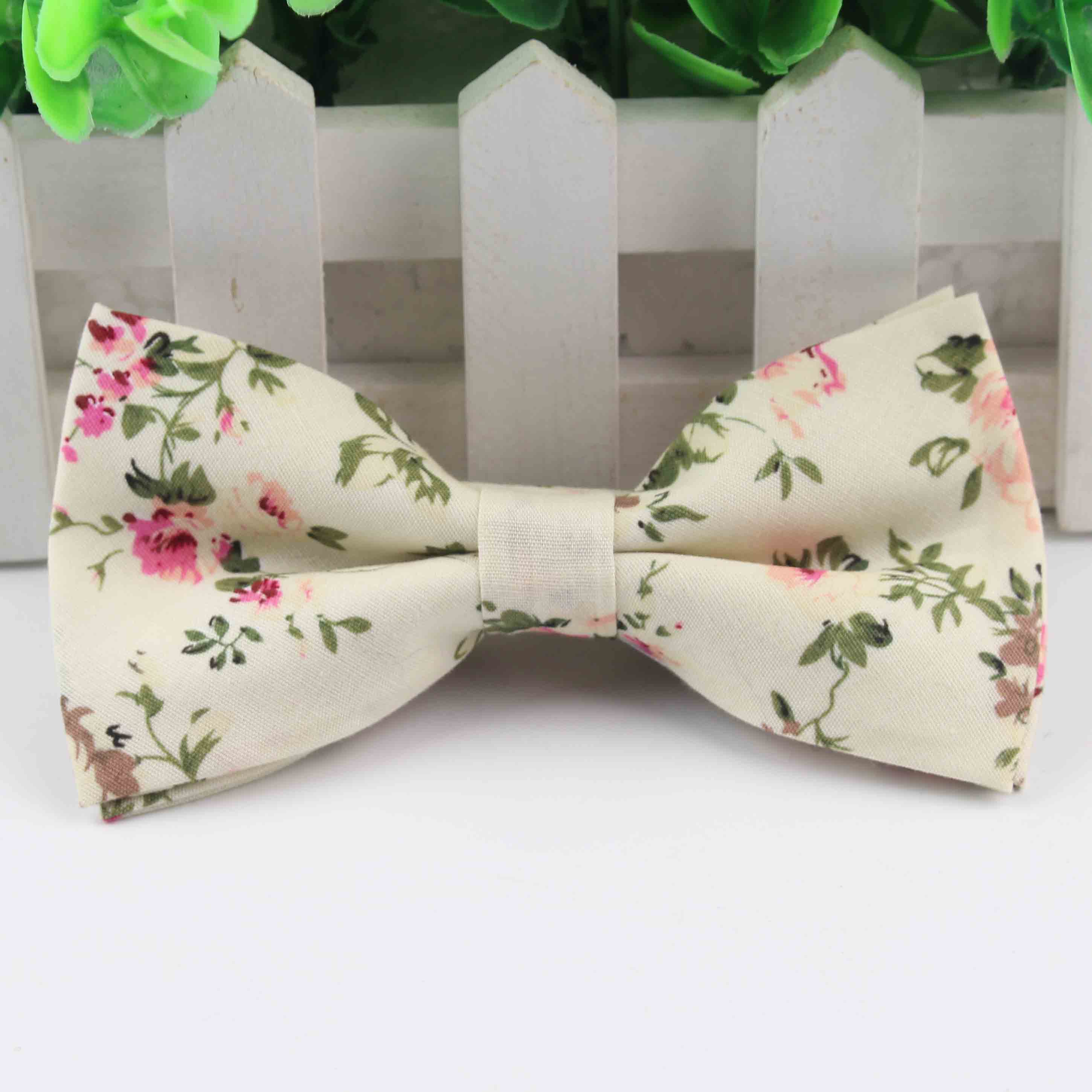 Stil butterfly herre smoking bomuld farverig sommerfugl blomster rose paisley bowties bryllup fest afslappet cravat butterfly: 21